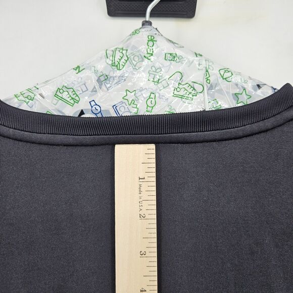 Golds Gym Shirt Womens XL V Neck Black Yellow‎ Graphic Tee Logo Muscle Training - Picture 6 of 11